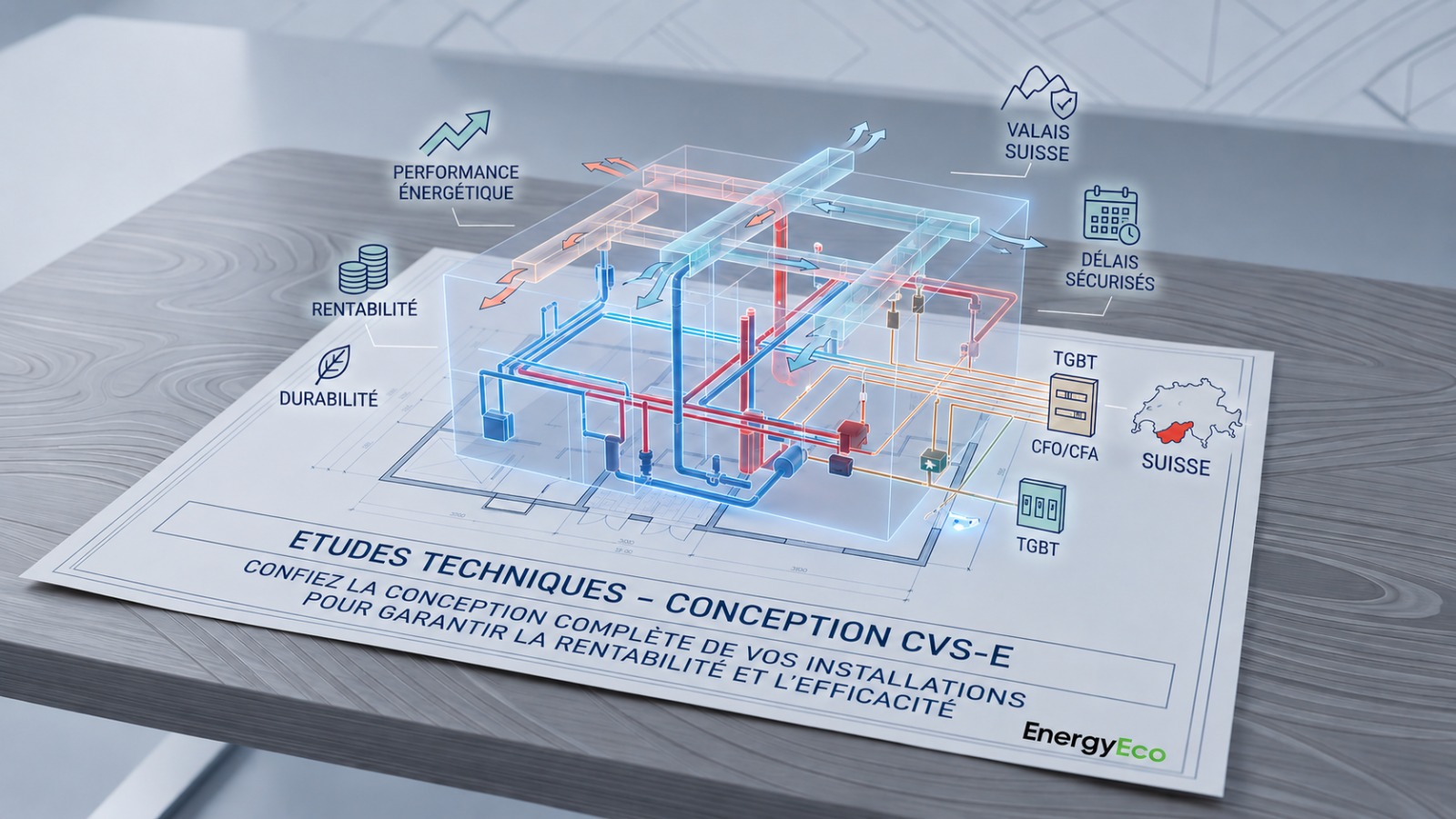 Études techniques CVCS — EnergyEco